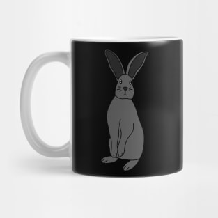 Gray Bunny Mug